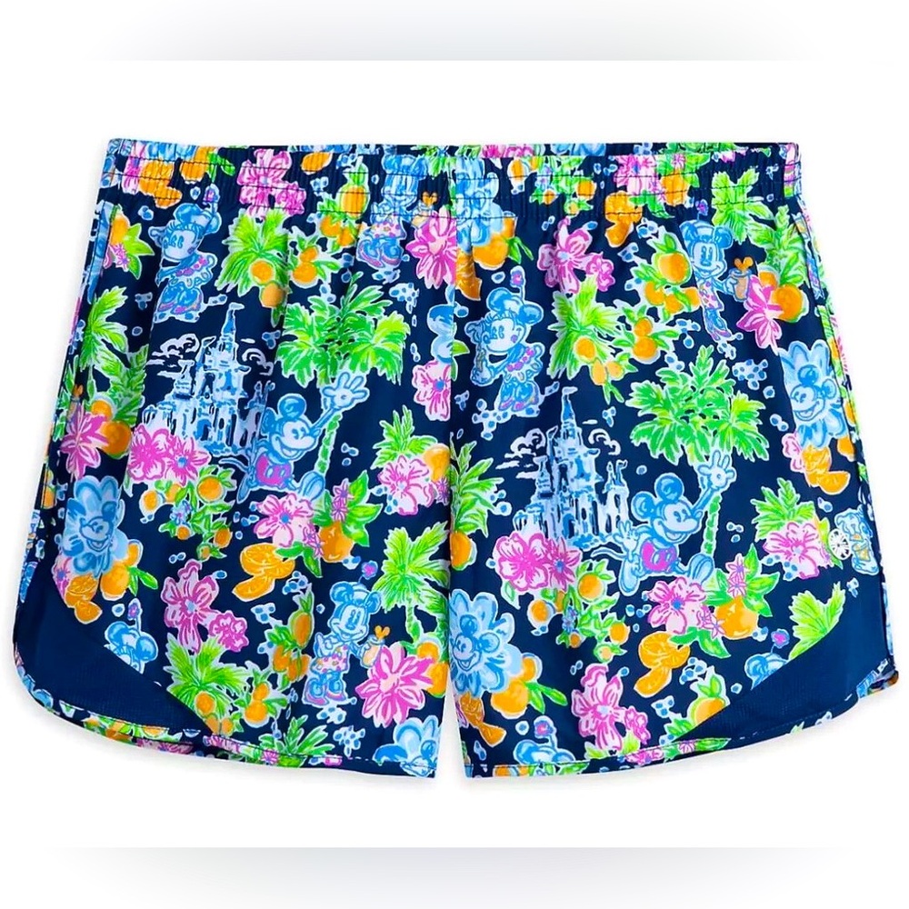 Like-new! Navy Lilly Loves Disney Luxletic Shorts size Medium